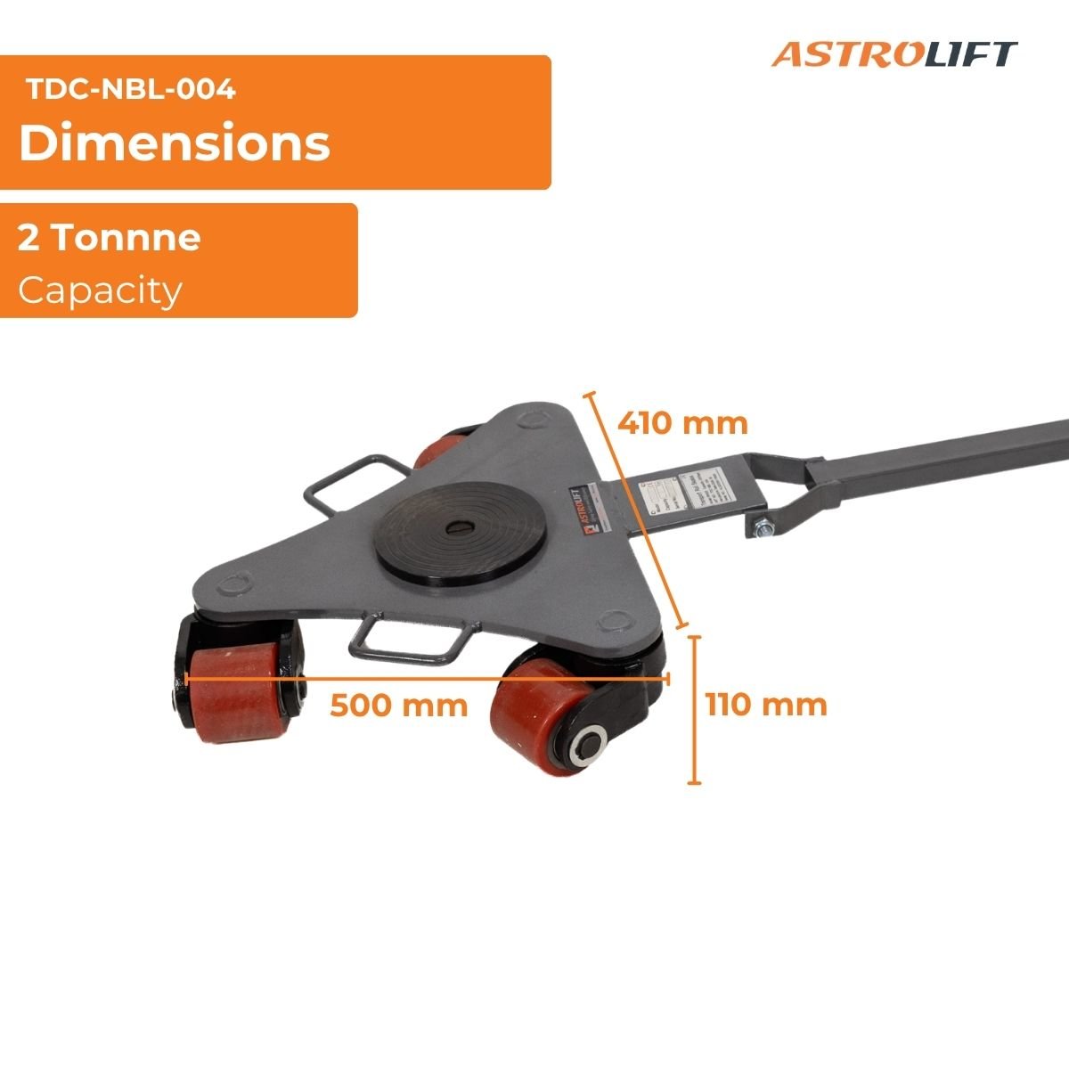 Buy Swivel Load Skate in Load Skates available at Astrolift NZ